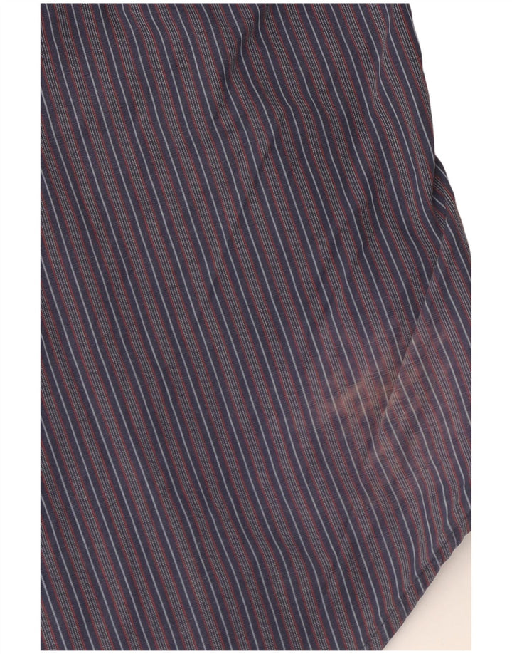 Camicia Timberland da uomo vestibilità regolare piccola in cotone a righe blu navy