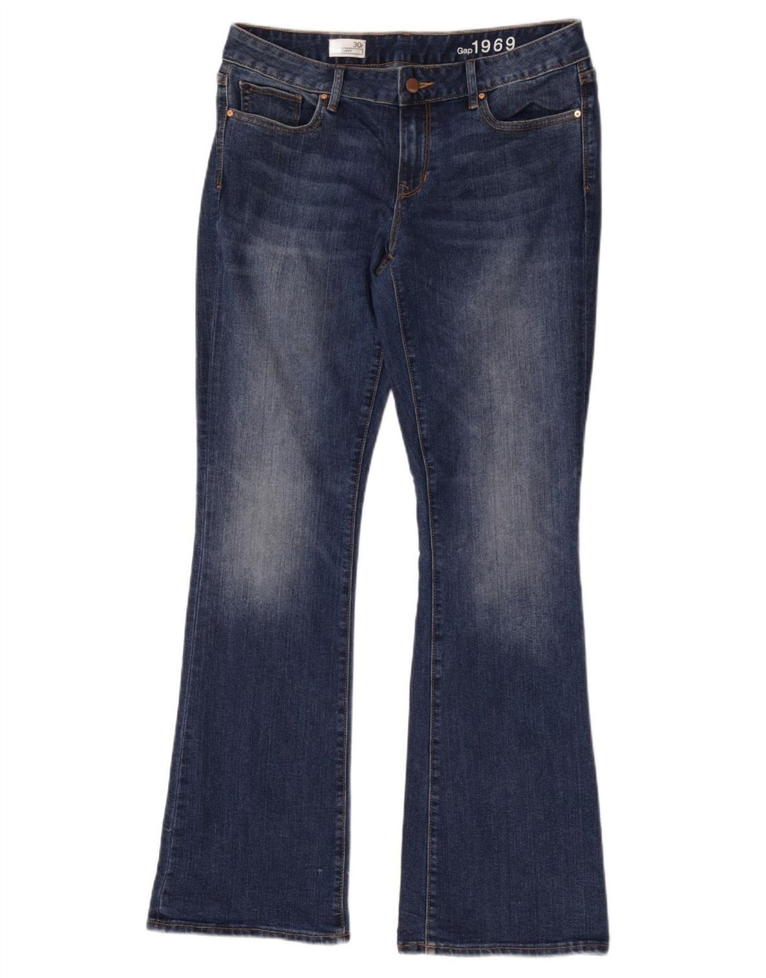 Jeans Bootcut Curvy da donna Gap US 10 Large W30 L33 Cotone blu