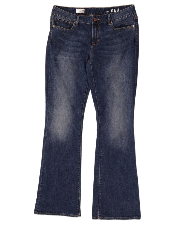 Jeans Bootcut Curvy da donna Gap US 10 Large W30 L33 Cotone blu