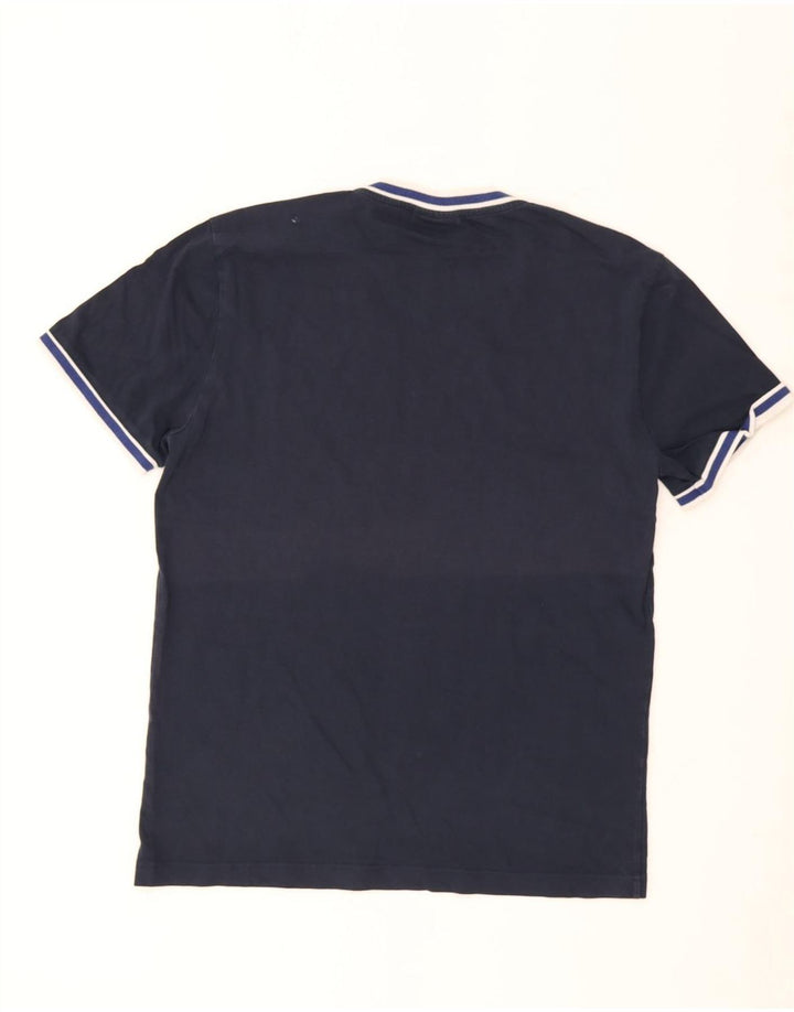 Maglietta da uomo Calvin Klein Top grande a righe blu navy
