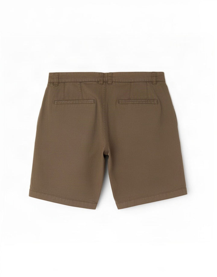 Pantaloncini chino dalla vestibilità regolare da uomo di Dack IT 48 medio W32 lino kaki