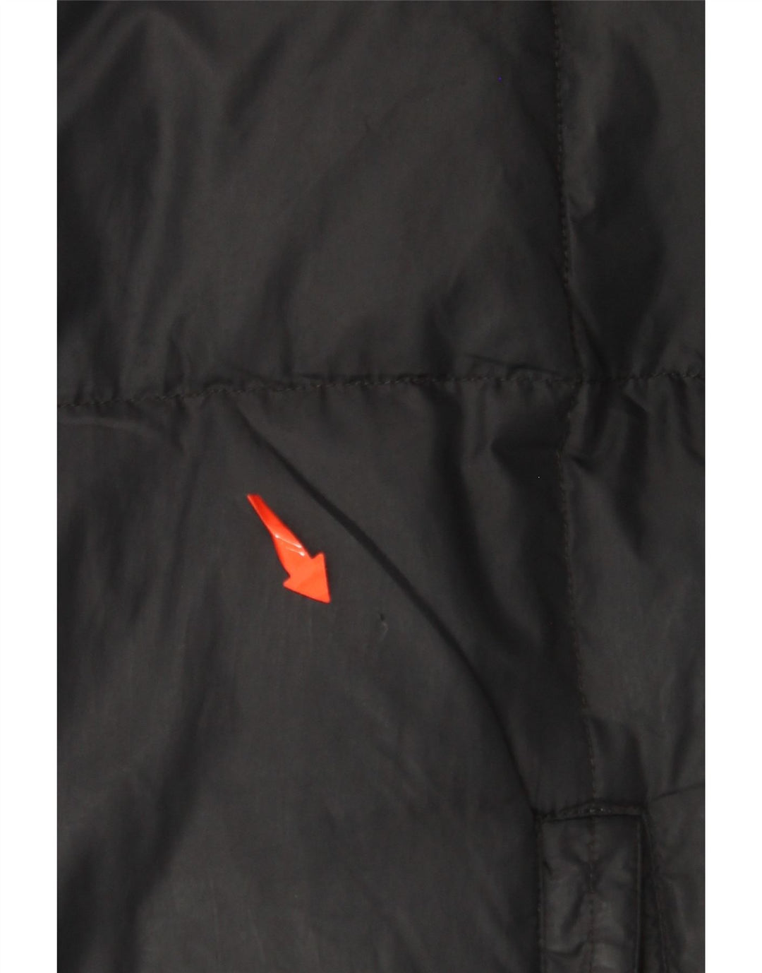 TOMMY HILFIGER Giacca imbottita con cappuccio da uomo UK 42 XL Poliestere nero