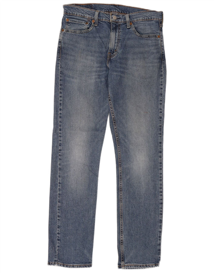 Levi's Uomo 511 Slim Jeans W32 L32 Cotone Blu