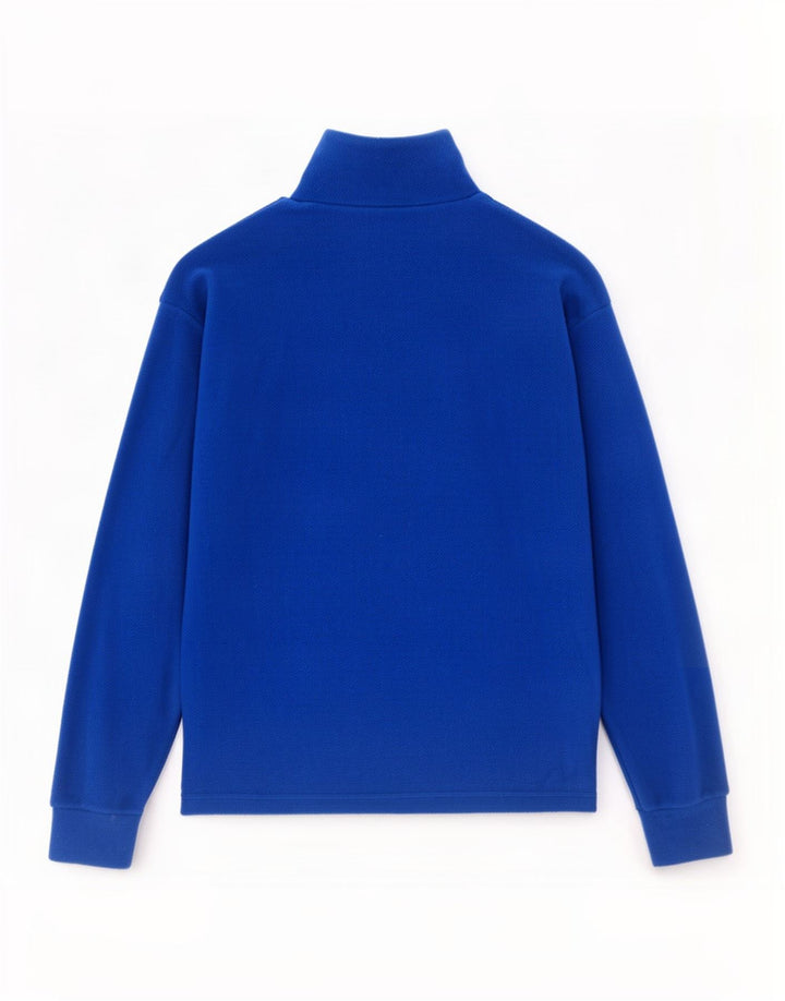 Maglione in pile da uomo Fila con zip e collo IT 52 Large blu poliestere