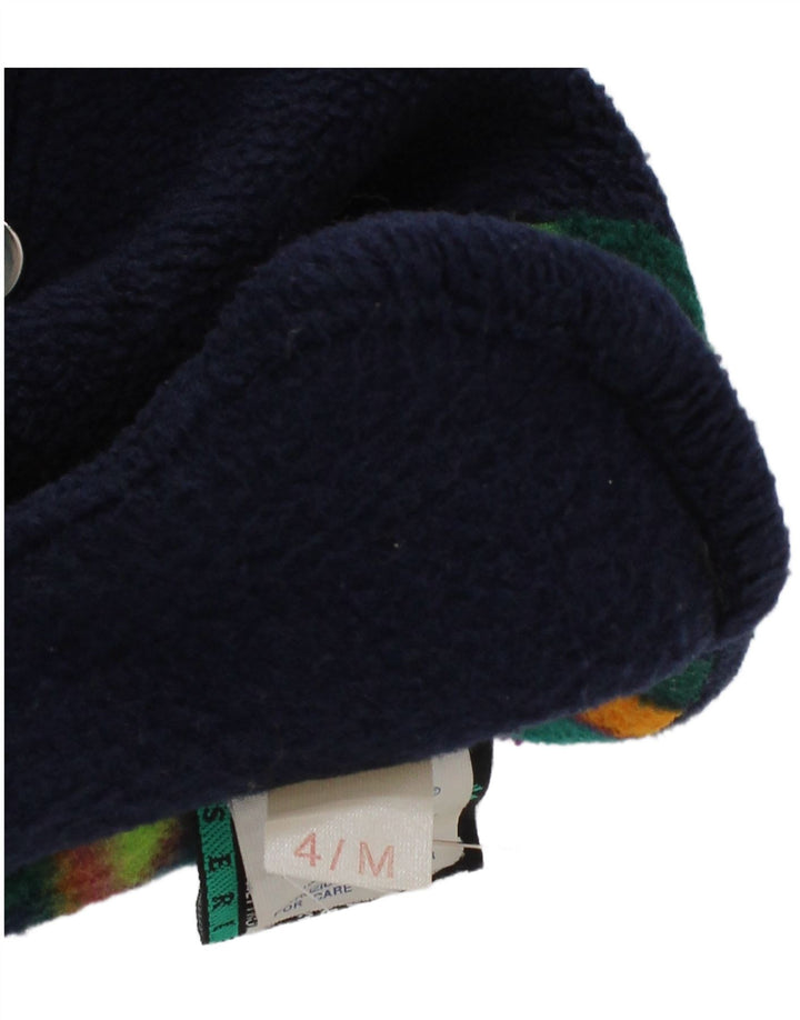Berretto da baseball in pile grafico da uomo Fila medio poliestere geometrico blu navy