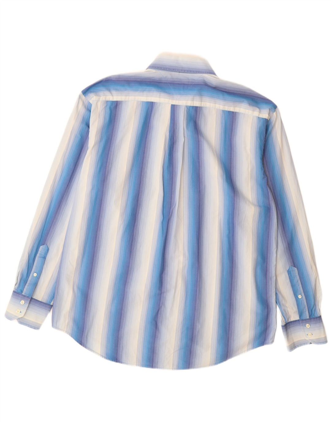 Camicia da uomo Tommy Hilfiger XL in cotone a righe blu