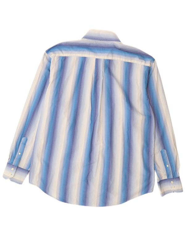 Camicia da uomo Tommy Hilfiger XL in cotone a righe blu