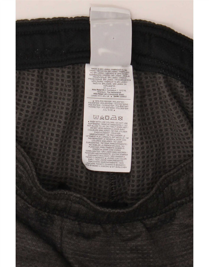 Pantaloni da tuta Nike Dri Fit da uomo in poliestere chiazzato grigio medio