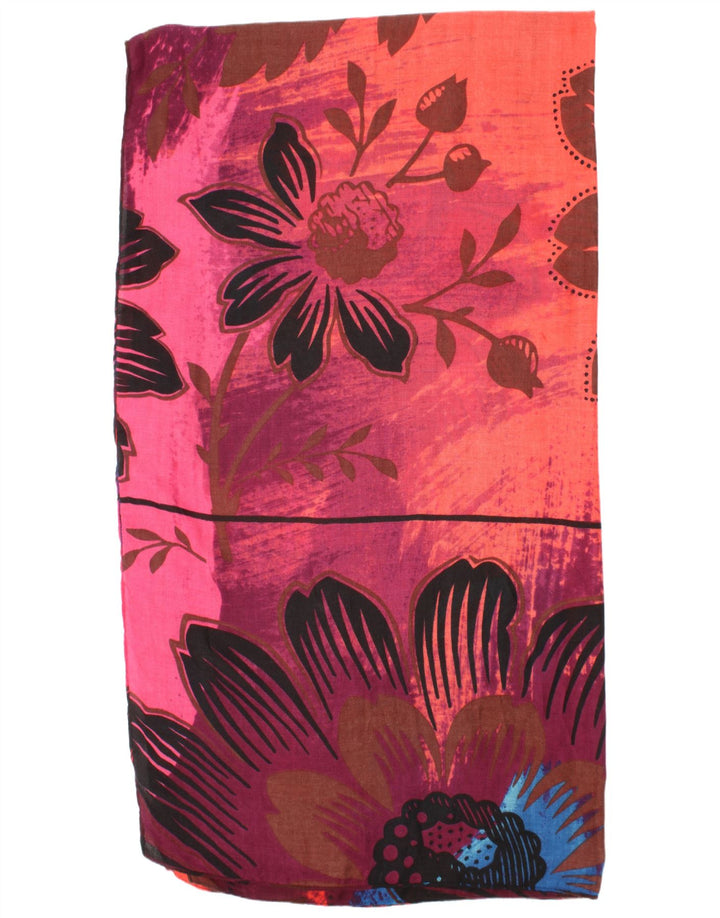 Desigual Sciarpa rettangolare da donna con grafica, taglia unica, multicolore, bohémien