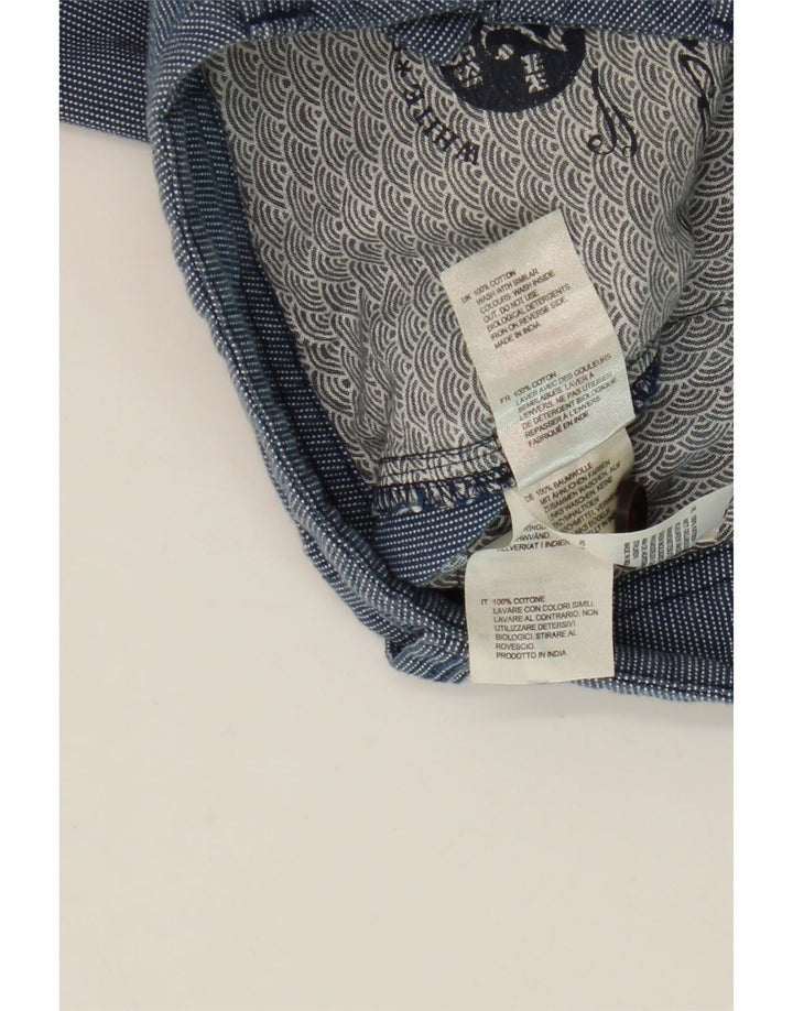 Pantaloncini chino da uomo White Stuff W32 in cotone blu medio
