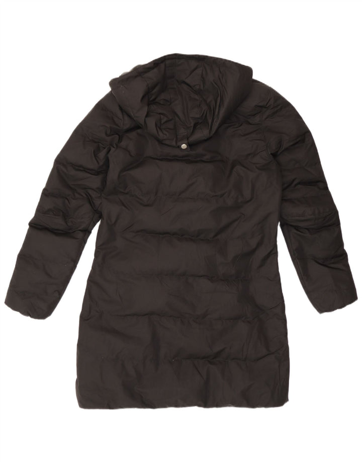 Cappotto imbottito con cappuccio da donna Helly Hansen UK 10 piccolo poliestere nero
