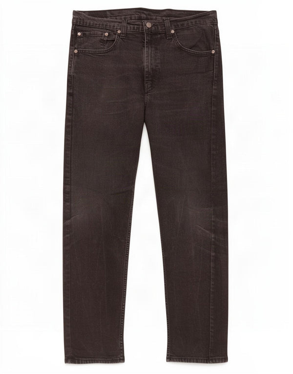 Jeans Levi's Uomo 502 affusolati W34 L29 Cotone Nero