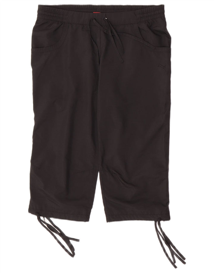 Pantaloncini sportivi Bermuda da donna Puma UK 12 medio neri