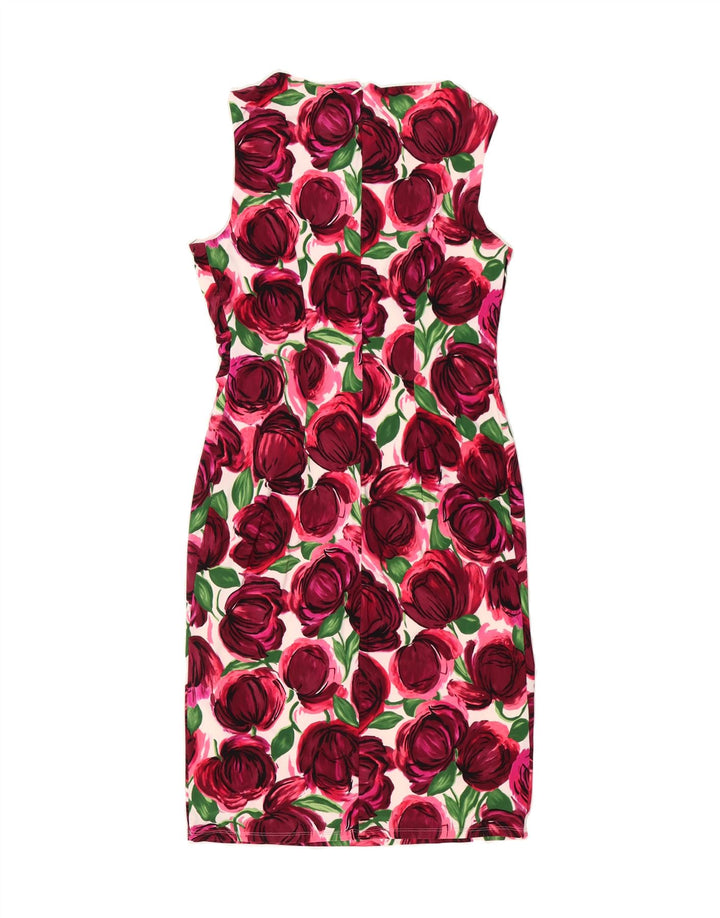 PHASE EIGHT Womens Sheath Dress UK 14 Medium Multicoloured Floral Vintage Phase Eight and Second-Hand Phase Eight from Messina Hembry 
