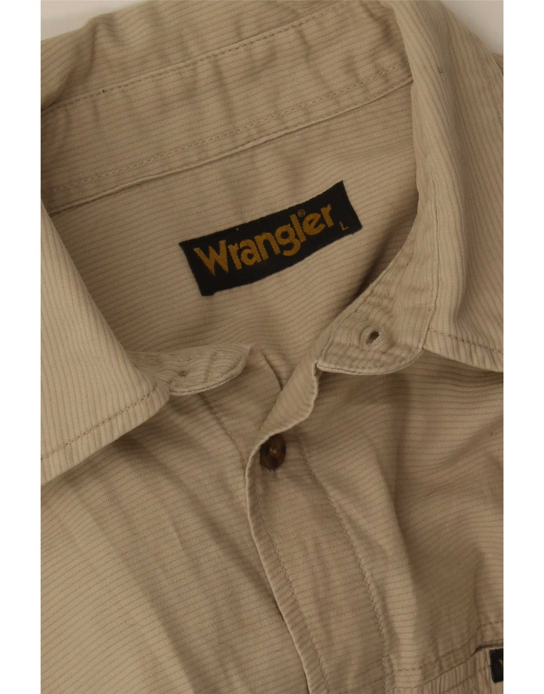 Camicia da ragazzo Wrangler 14-15 anni Gessato beige grande