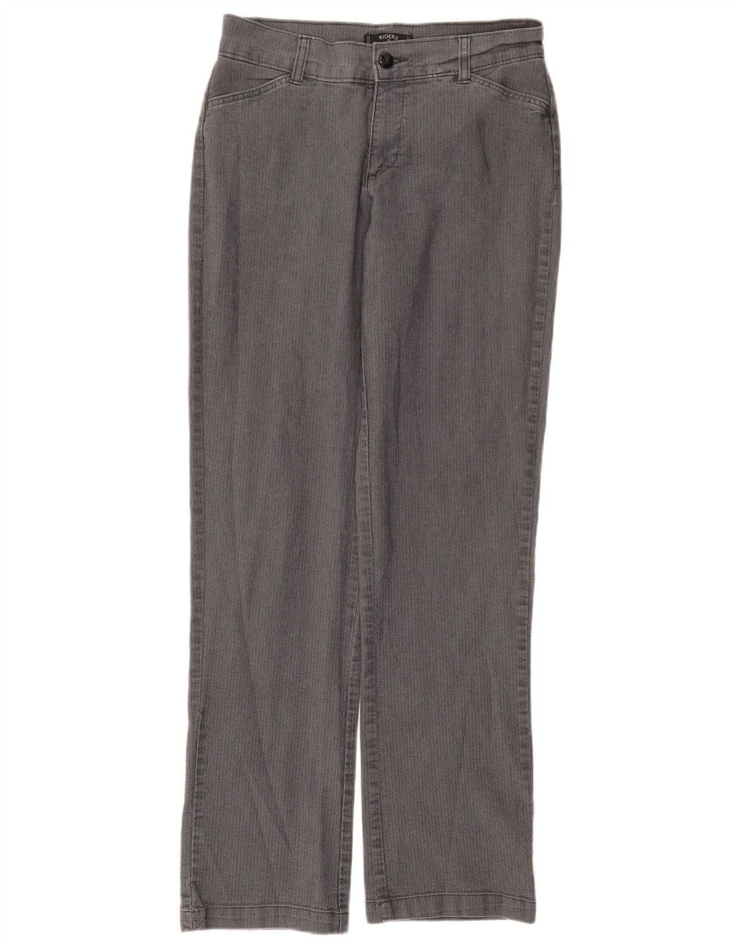 Pantaloni casual da motociclista da donna LEE US 8 Medium W30 L32 Grigio a spina di pesce