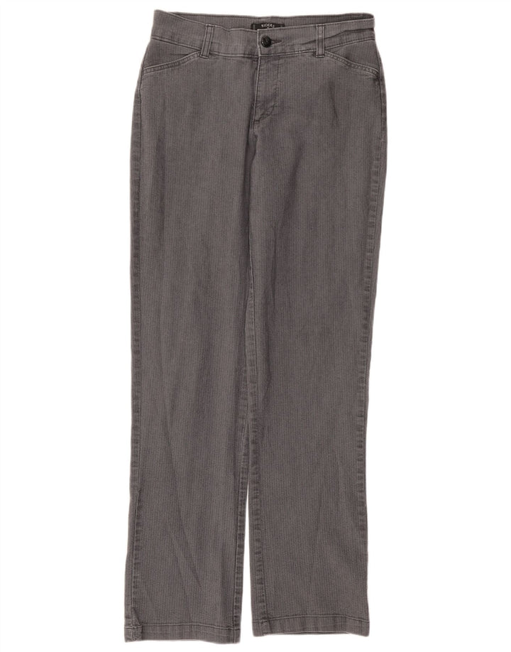 Pantaloni casual da motociclista da donna LEE US 8 Medium W30 L32 Grigio a spina di pesce