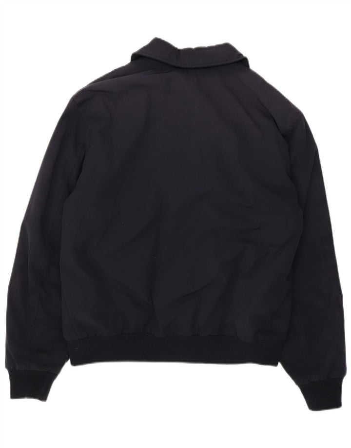 Giubbotto bomber da uomo Zara UK 38 poliestere blu navy medio