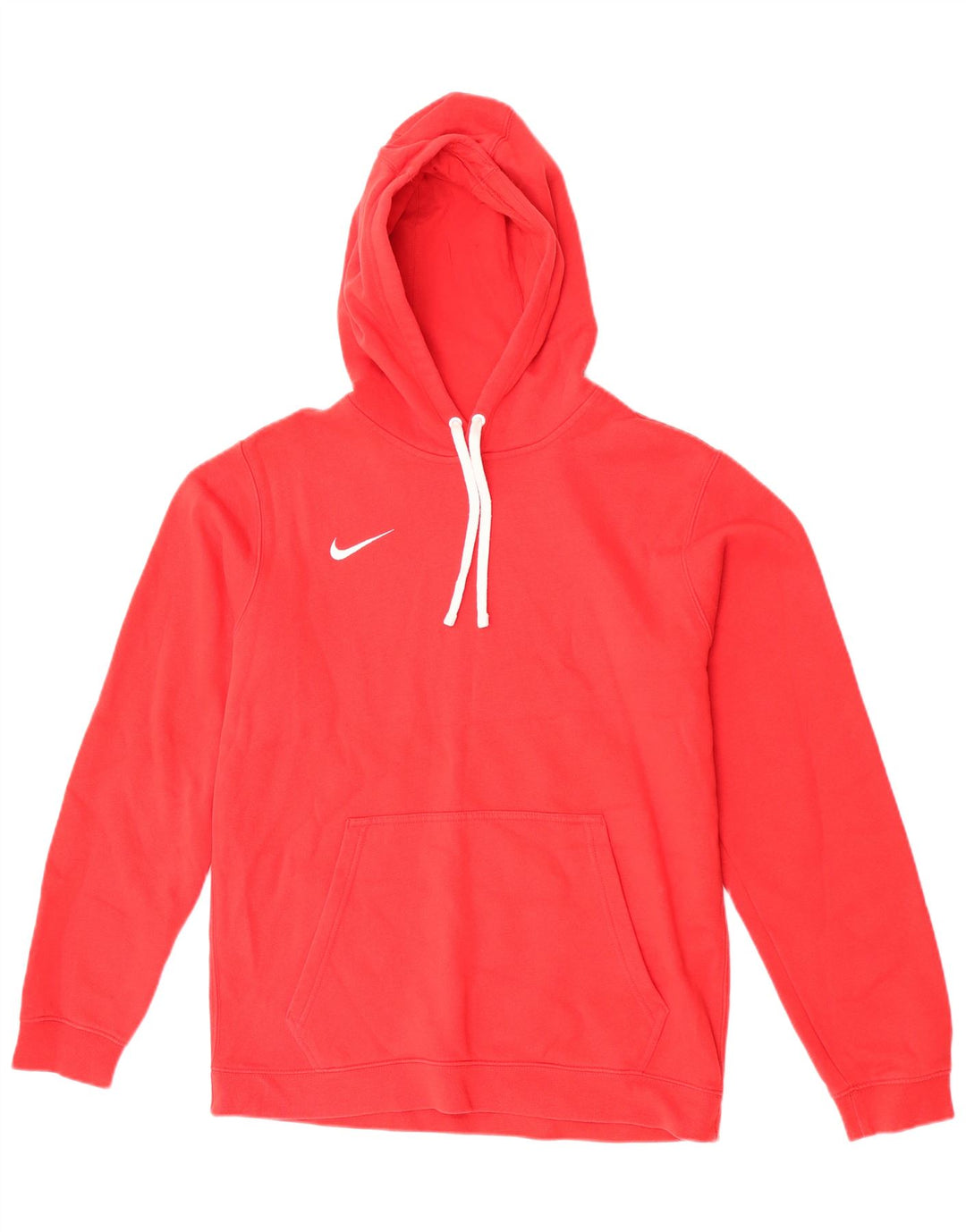 Maglia con cappuccio Nike da uomo in cotone rosso medio