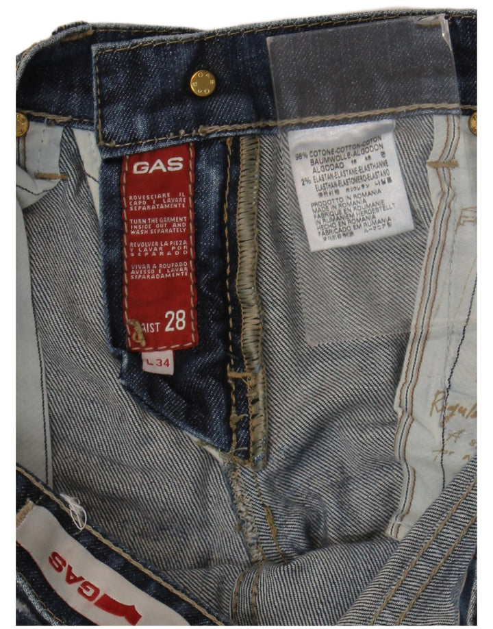 Jeans Bootcut da donna Gas W28 L29 cotone blu