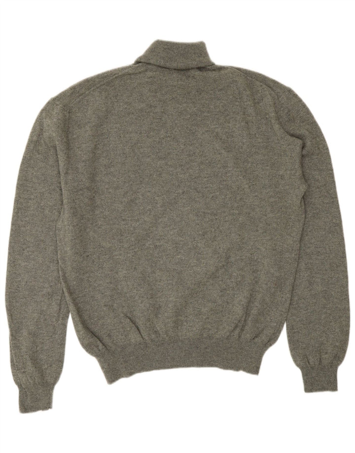 Polo Ralph Lauren Maglione maglione collo alto da uomo in lana grigio medio