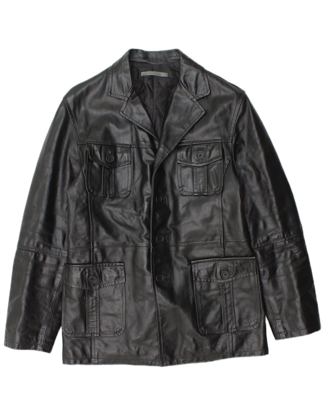 Giacca in pelle da uomo Imperial UK 36 piccola in pelle nera