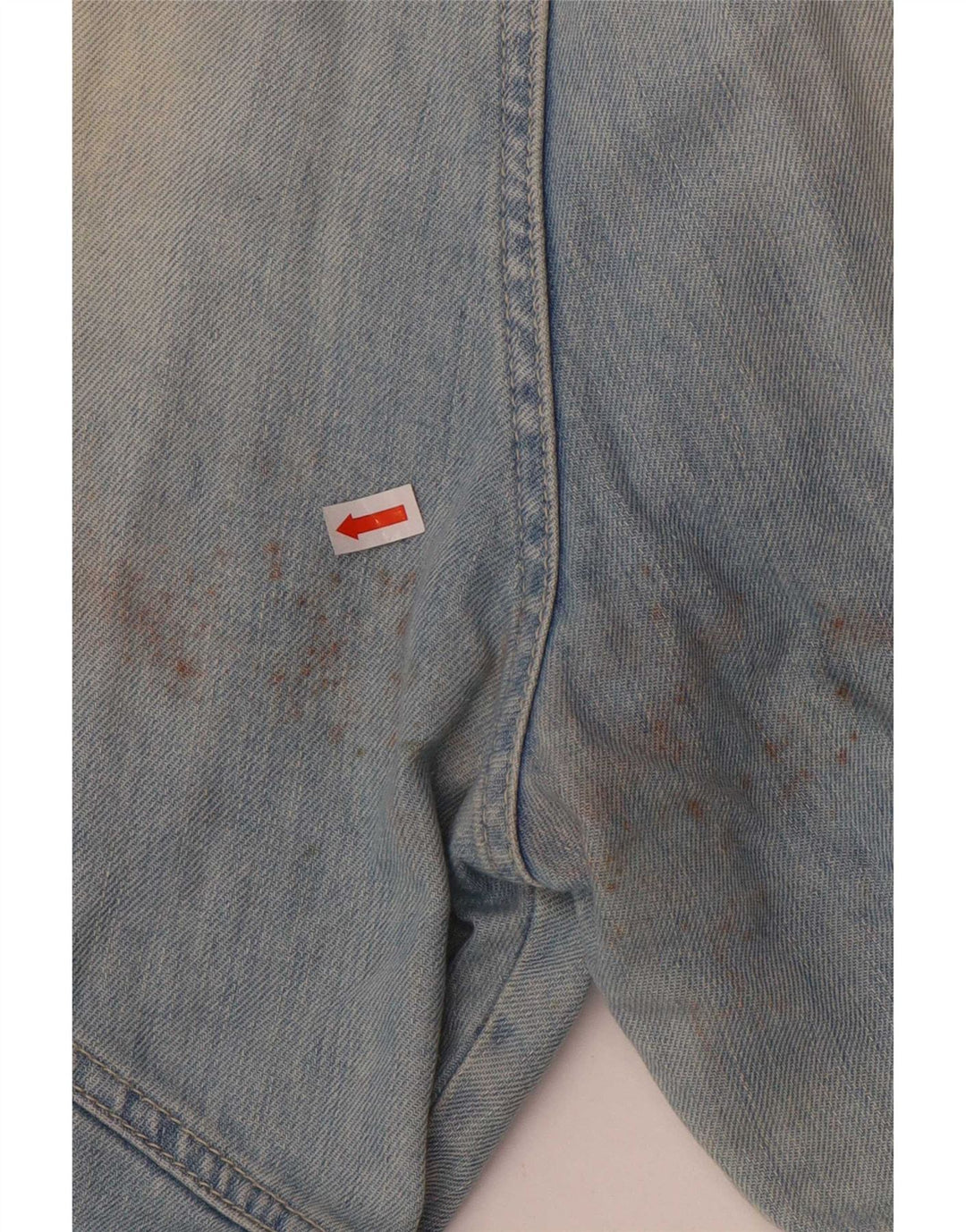 Pantaloncini di jeans cargo da uomo Iceberg W36 di grandi dimensioni in cotone blu