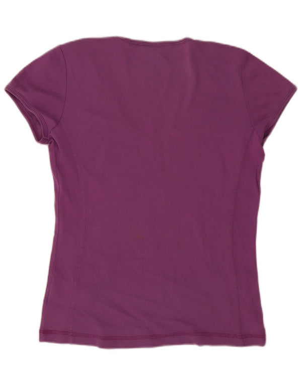 T-shirt da donna Champion Top UK 18 XL cotone viola