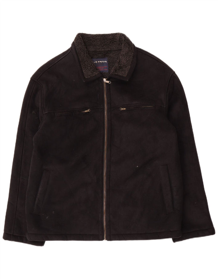 Giacca utility da uomo Le Frog UK 38 poliestere nero medio