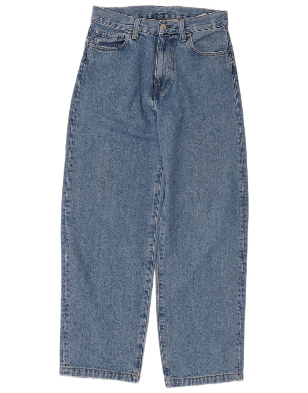 Jeans affusolati a vita alta da donna CARHARTT W27 L28 cotone blu