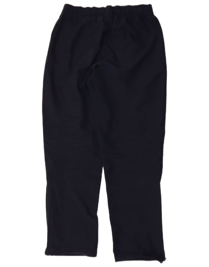 Pantaloni da tuta Adidas Climalite da uomo medi in poliestere blu navy