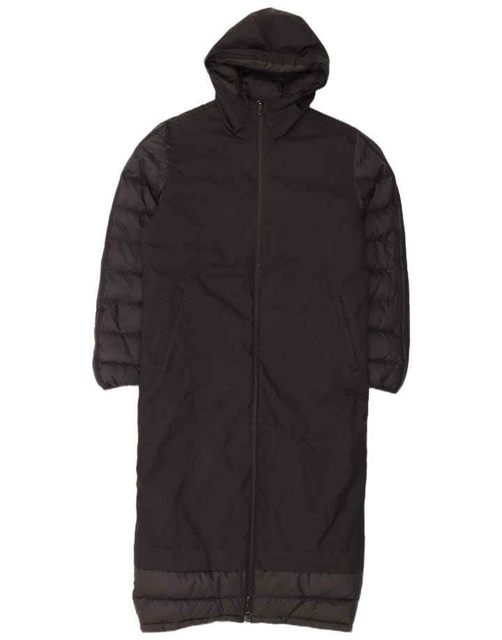 Cappotto imbottito con cappuccio da uomo ADIDAS UK 38 medio nero