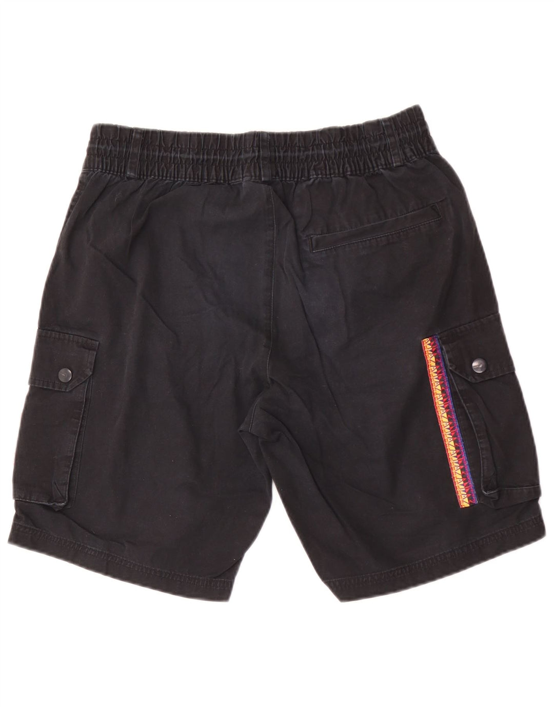 Pantaloncini cargo Adidas da uomo medi W30 in cotone nero