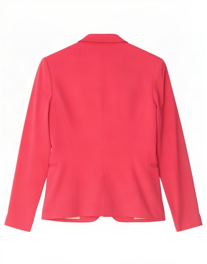 Giacca blazer a 1 bottone da donna Zara UK 10 piccola viscosa rosa
