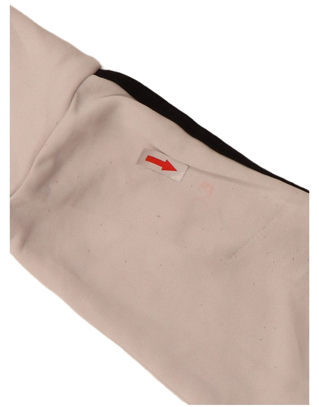 Giacca da tuta da donna ADIDAS UK 16 grande poliestere bianco