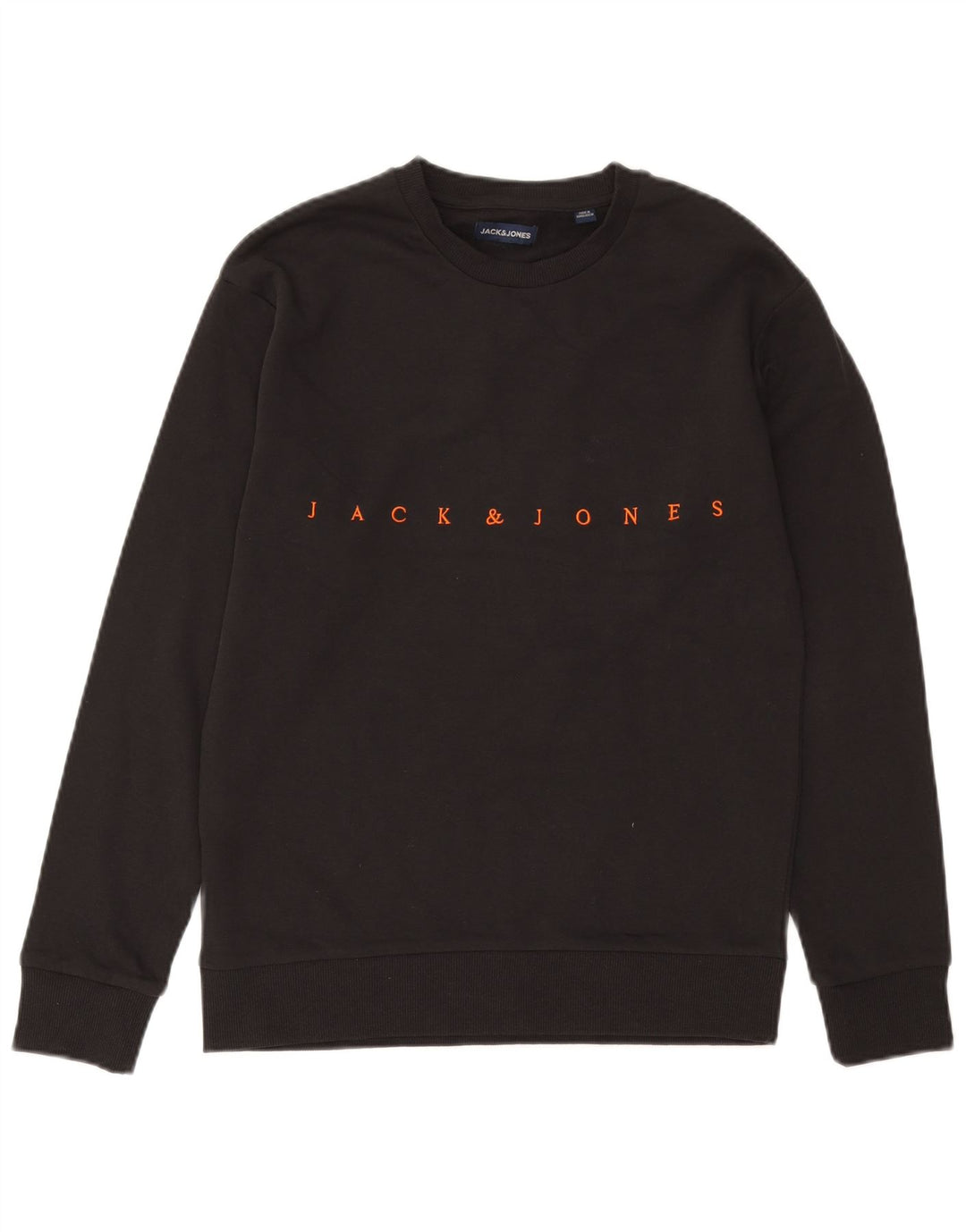 Jack & Jones Felpa con grafica da uomo Maglione in cotone grigio medio