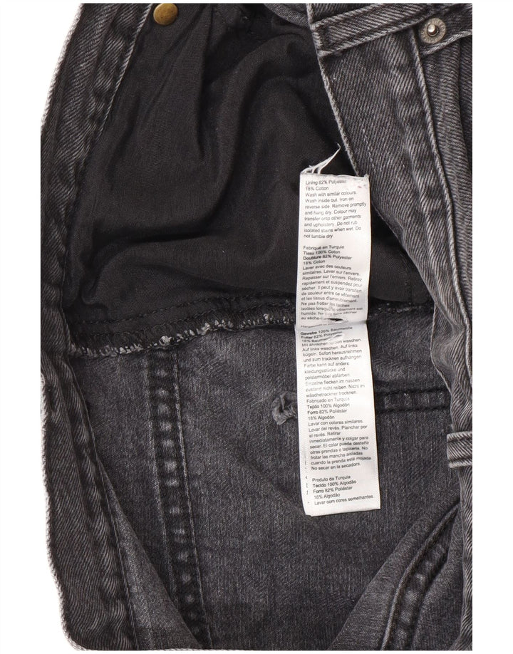 Jeans larghi larghi da donna Topshop W30 L32 poliestere nero