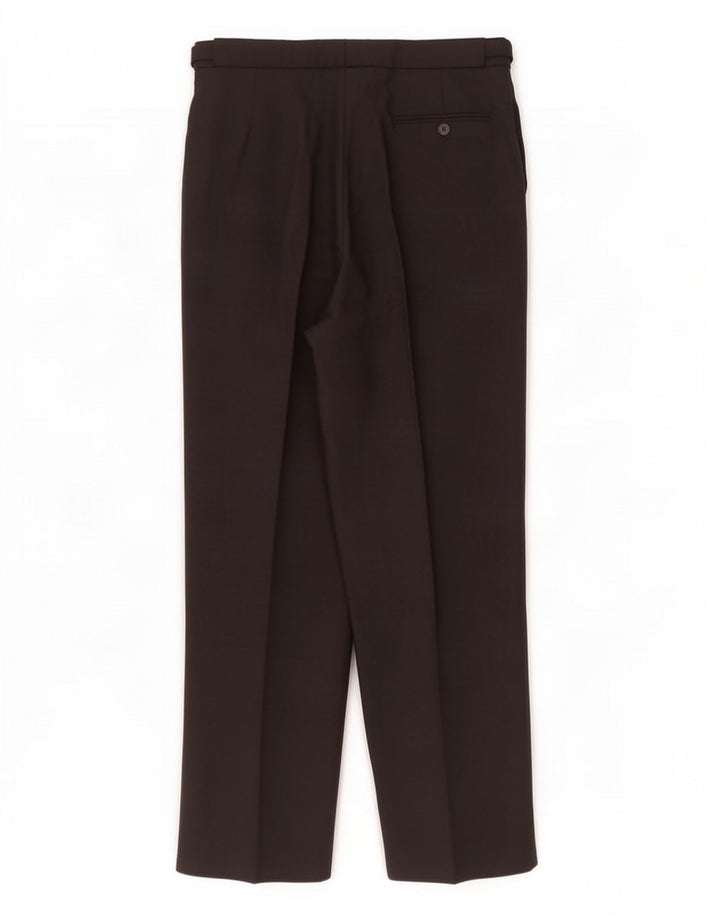 Pantaloni da abito affusolati da uomo Marks & Spencer W40 L29 poliestere nero