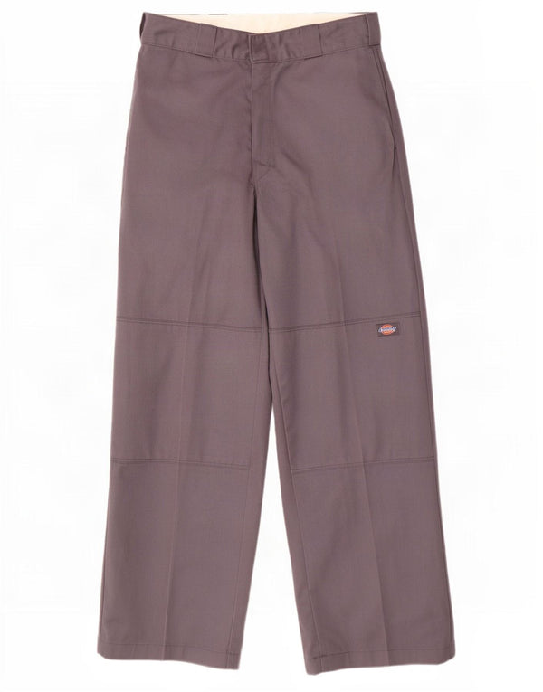 Dickies Mens Wide Leg Cargo Trousers W32 L32 Grey Polyester