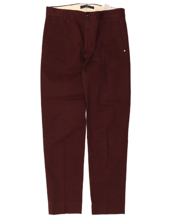 Pantaloni Chino Slim Donna Liu Jo IT 44 Medio W32 L28 Bordeaux Cotone