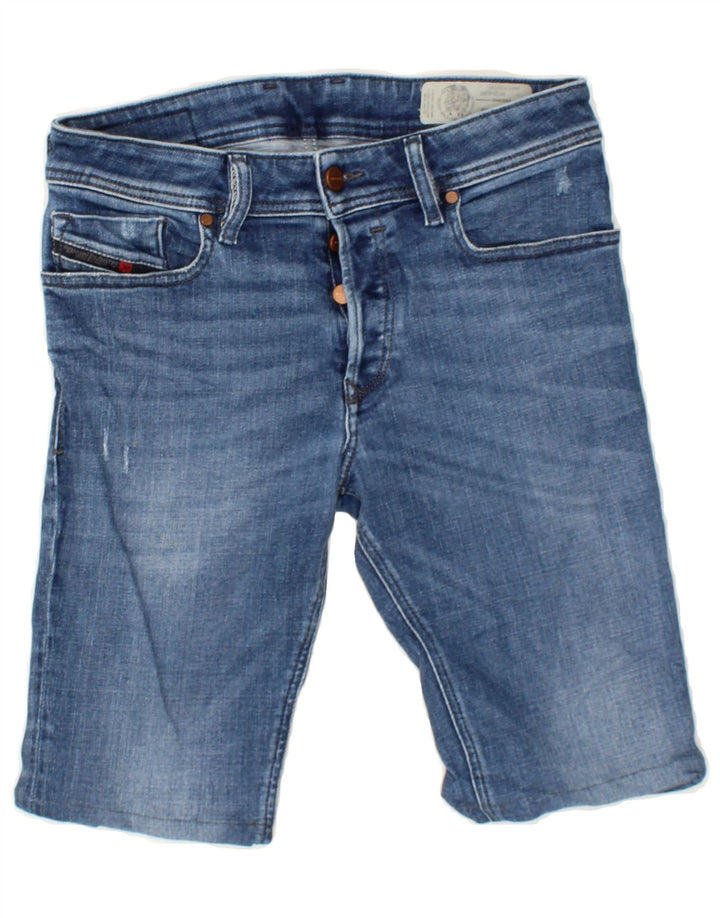 DIESEL Womens Sleenker Denim Shorts W29 Medium  Blue Cotton Vintage Diesel and Second-Hand Diesel from Messina Hembry 