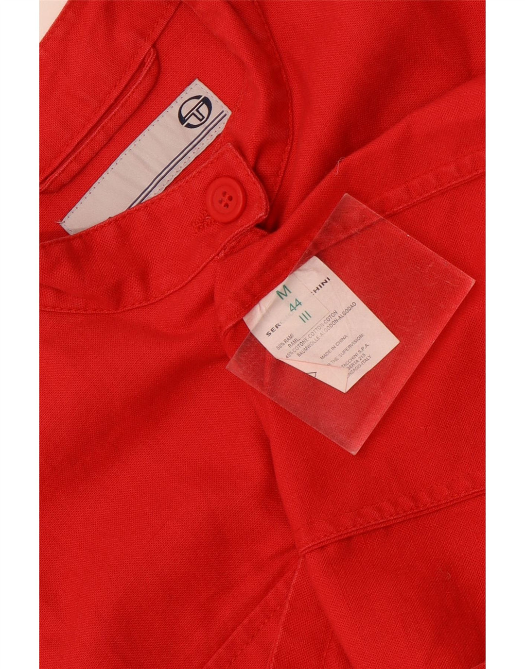 Giacca Utility Donna Sergio Tacchini IT 44 Medium Rosso Ramie
