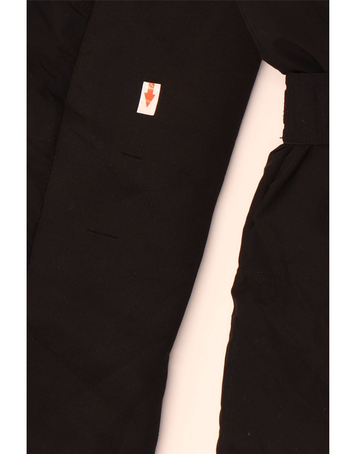 Cappotto imbottito con cappuccio da donna Michael Kors UK 14 poliestere nero medio