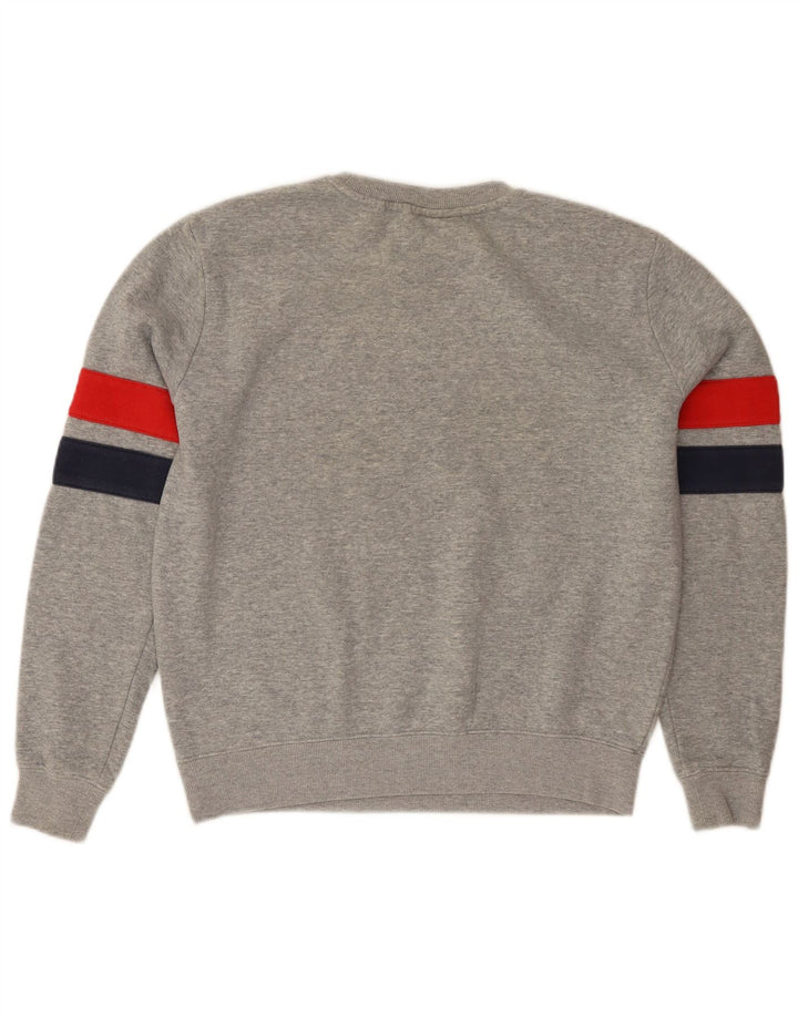 Felpa grafica da donna FILA Maglione UK 14 Colorblock grigio medio