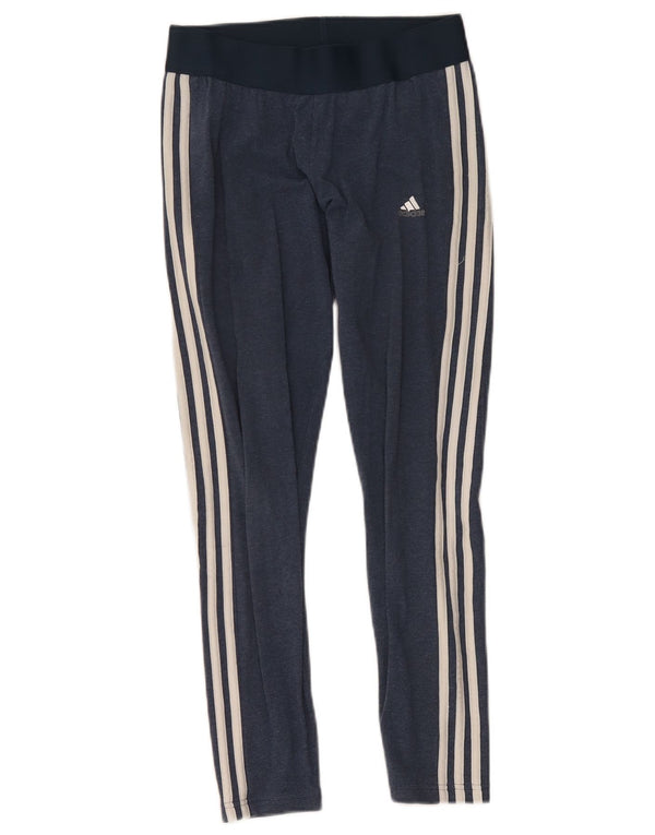 Leggings Adidas da donna UK 12/14 cotone blu navy medio