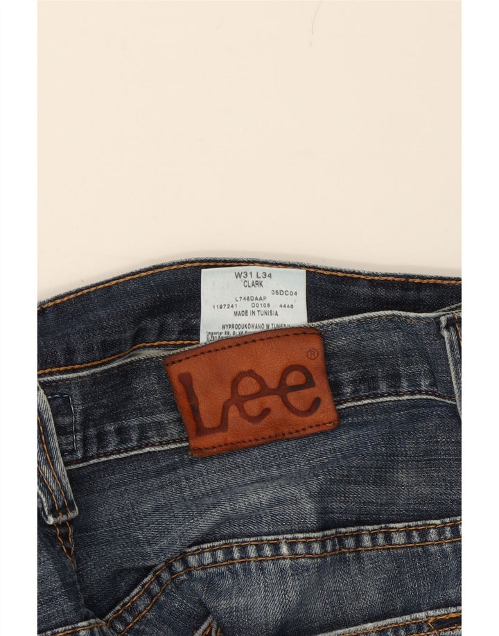 LEE Womens Clark Straight Jeans W31 L34 Blue Cotton Vintage Lee and Second-Hand Lee from Messina Hembry 