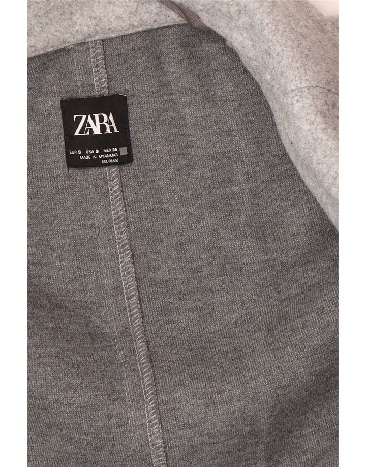 Cappotto aperto da donna Zara UK 10 piccolo grigio