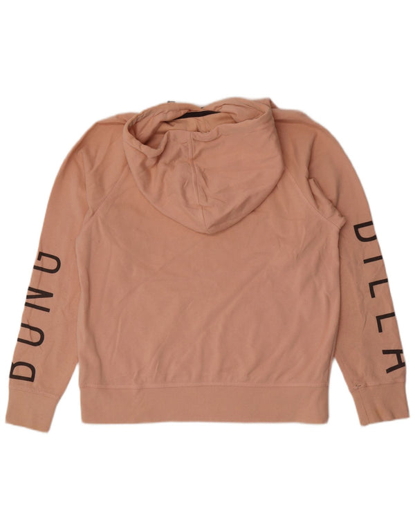 Maglione con cappuccio grafico da donna Billabong US 16 2XL cotone rosa