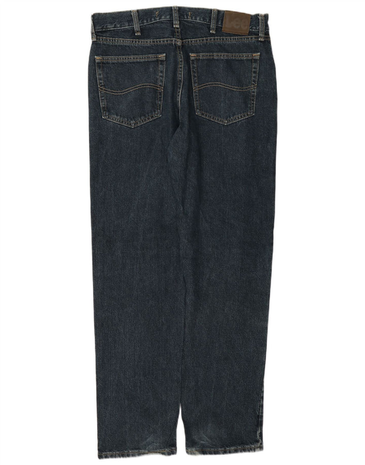 Jeans dritti Lee da uomo vestibilità regolare W34 L32 cotone blu