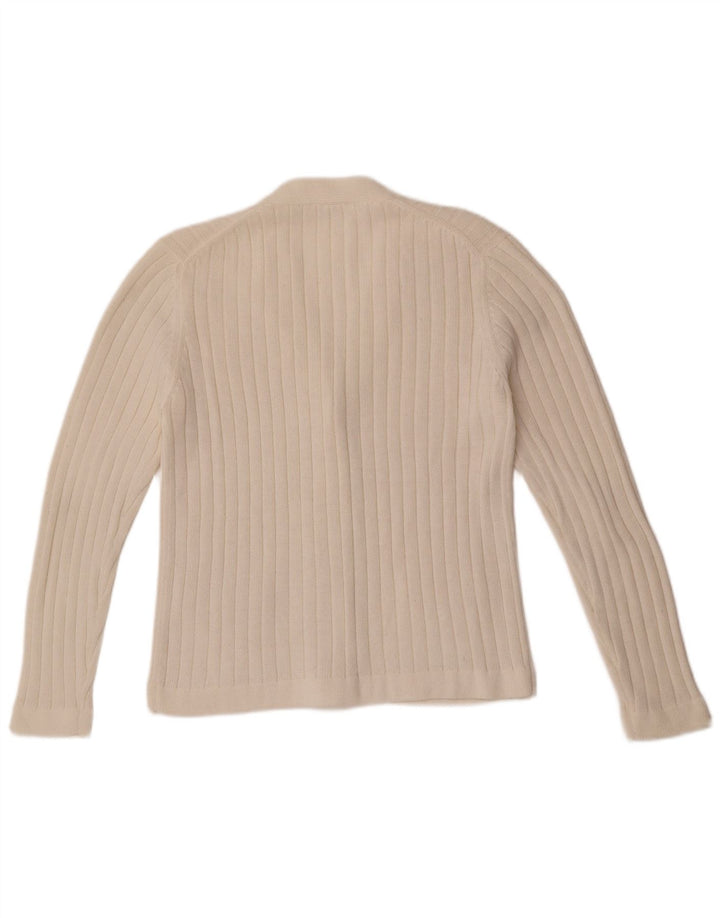Maglione cardigan da donna C&A EU 48 2XL Acrilico bianco